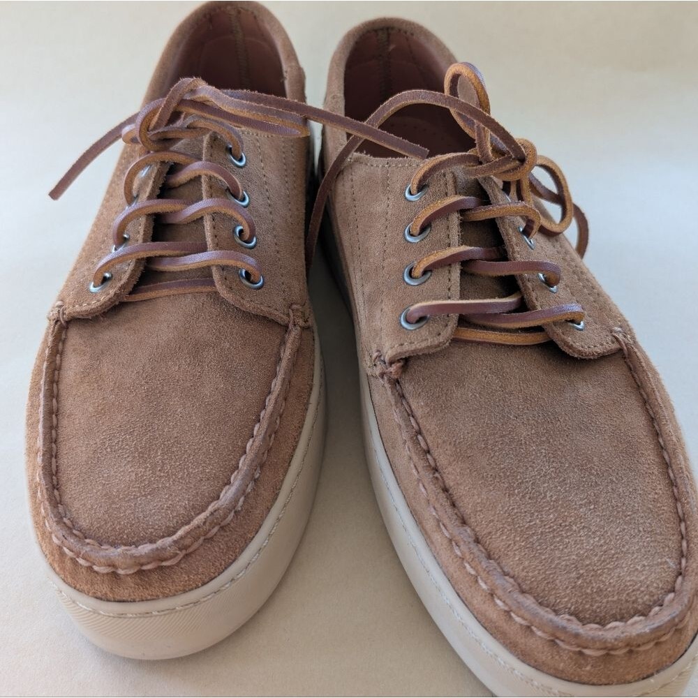NWOT Sebago Men's Suede Tan Boat Shoes 10.5